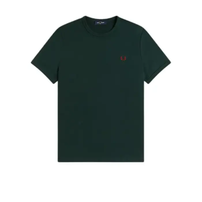 Fred Perry T-shirt Ringer Vert