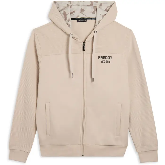 Freddy Felpe con cappuccio F25MTRS3 Beige