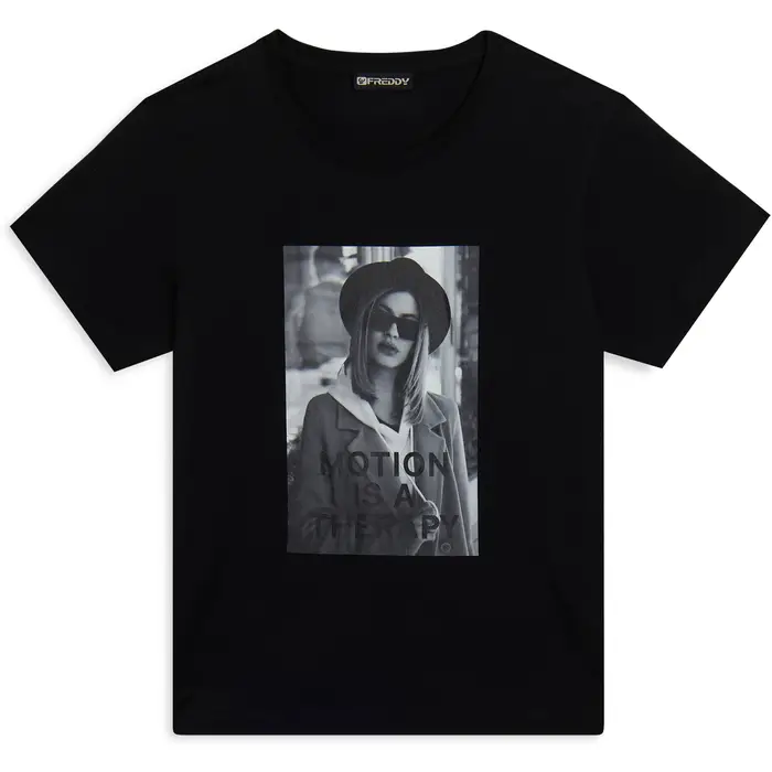 Freddy T-shirt F25WMCT3 Nero