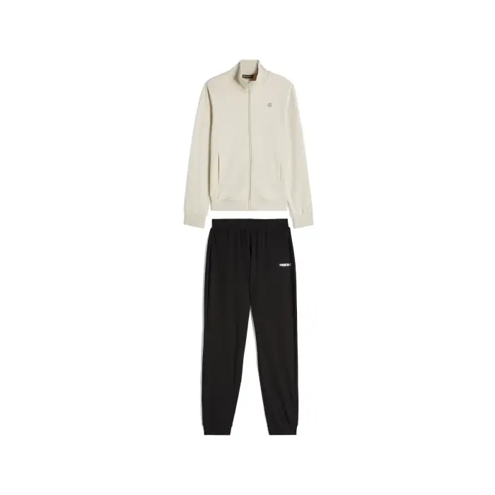 Tuta in tessuto interlock con felpa con zip e colletto alto donna Freddy