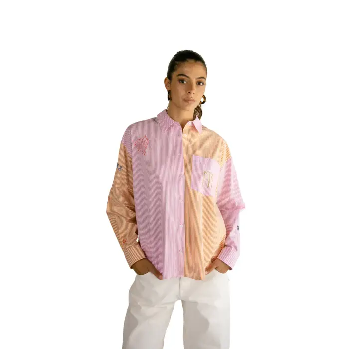 Camicia da donna Freeman T Porter Cholina Vibe Rose