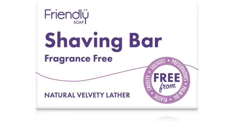 Friendly soap Friendly sapone naturale per rasatura senza profumazione 95 g