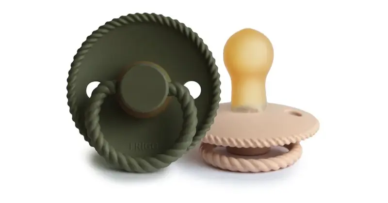 Frigg Rope 0-6 Mesi Ciuccio Croissant/Olive