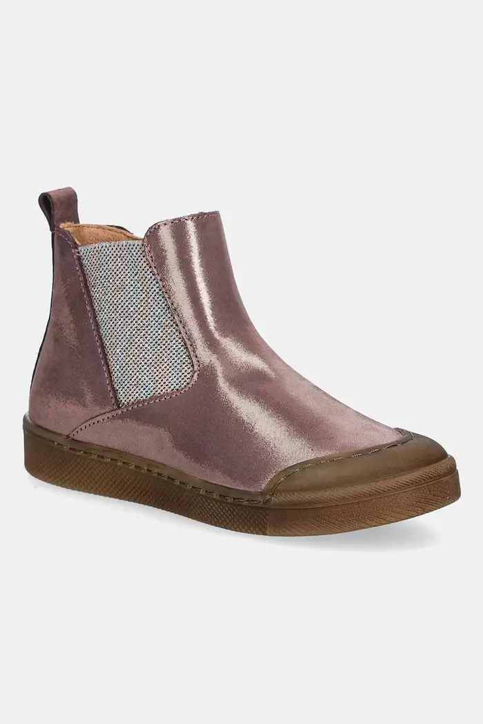 froddo pantofole in nabuk per bambini ROSARIO CHELYS Rosa