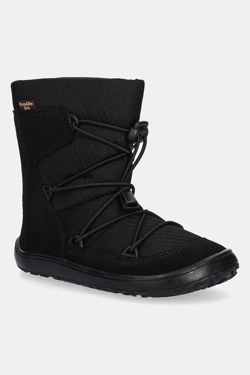 froddo scarpe invernali bambini BAREFOOT TEX TRACK WOOL Nero