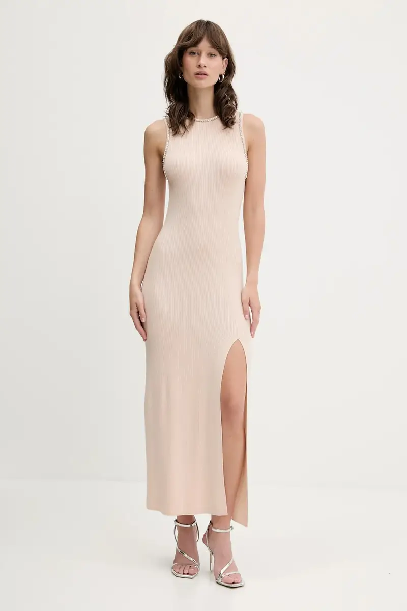 From Future vestito in lana colore beige WRO02676