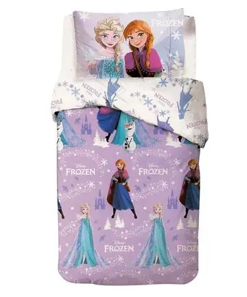 FROZEN PARURE COPRIPIUMINO COTONE DISNEY BAMBINA 1 PIAZZA