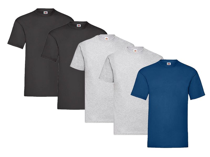 Fruit of the Loom Confezione 5 Magliette Uomo