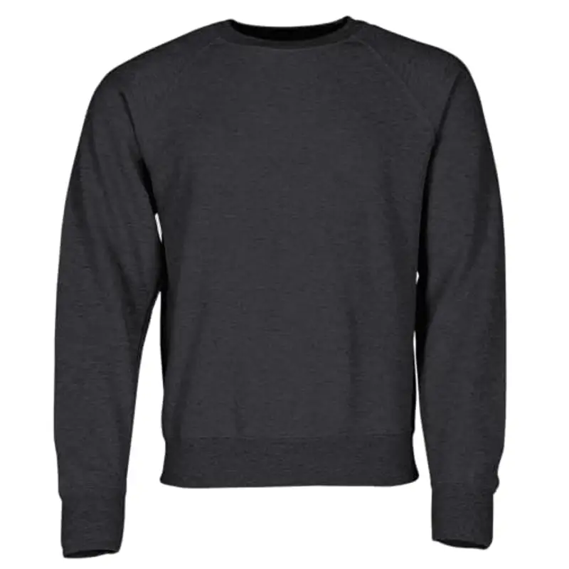 Fruit of the Loom Felpa classica Raglan + sacchetto di stoffa MyShirt, grigio scuro