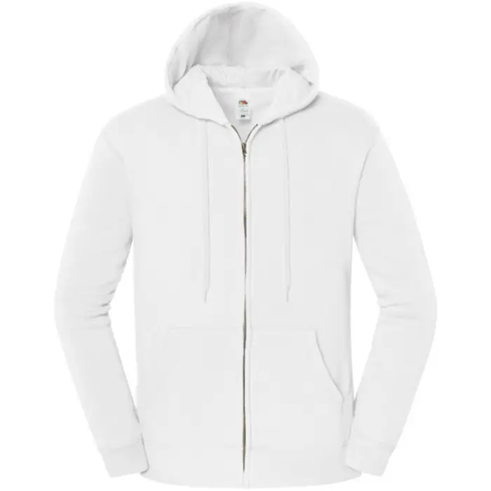 Fruit Of The Loom Felpe con cappuccio Iconic Premium Bianco