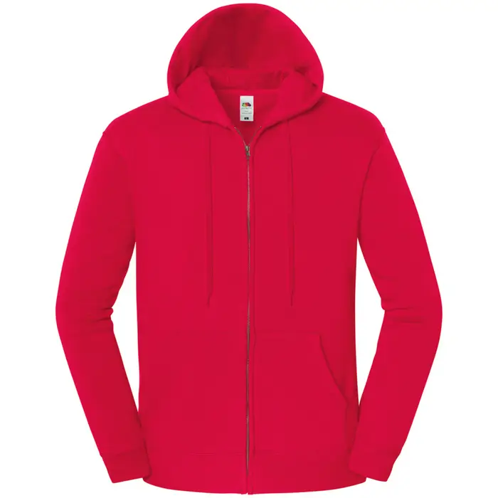 Fruit Of The Loom Felpe con cappuccio Iconic Premium Rosso