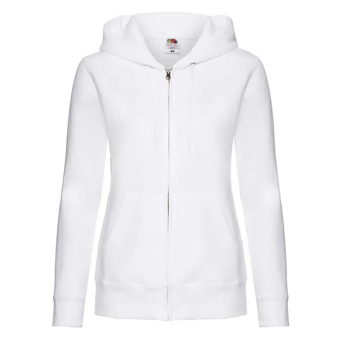 Fruit Of The Loom Felpe con cappuccio Premium Bianco