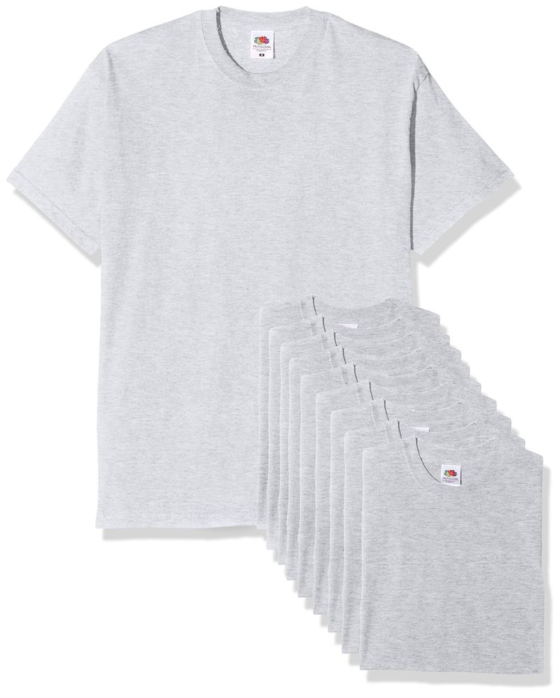 Fruit of the Loom T-shirt Uomo Grigio 39968