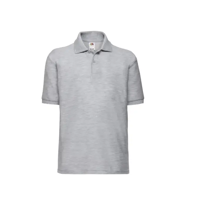 Polo per bambini Fruit of the Loom Gris