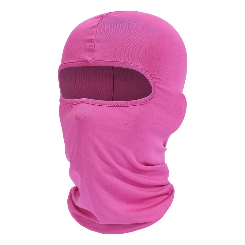 fuinloth Maschera Balaclava Estiva UV Unisex Rosa