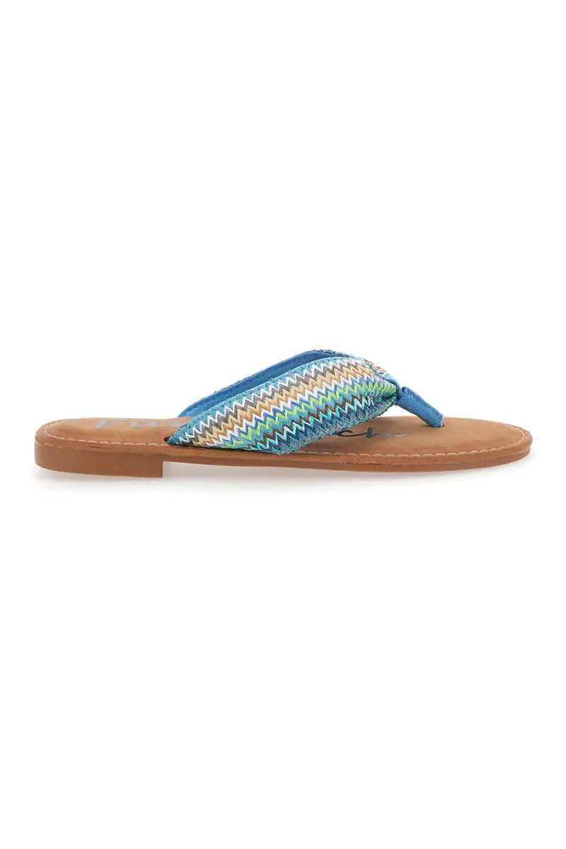 FUN BEACH Ciabatte Infradito Azzurre 469 [BLUE]