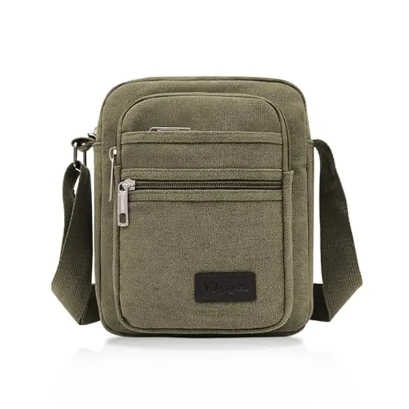 FuninCrea Borsa a tracolla Uomo Verde 1602765