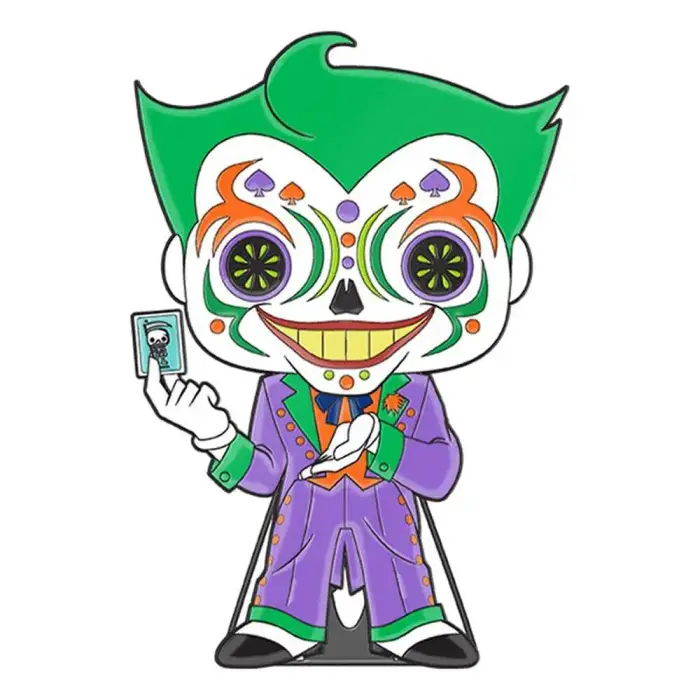 Funko Perni smaltati DC Comics DOTD Loungefly POP! Joker (Glow-in-the-Dark) Vert