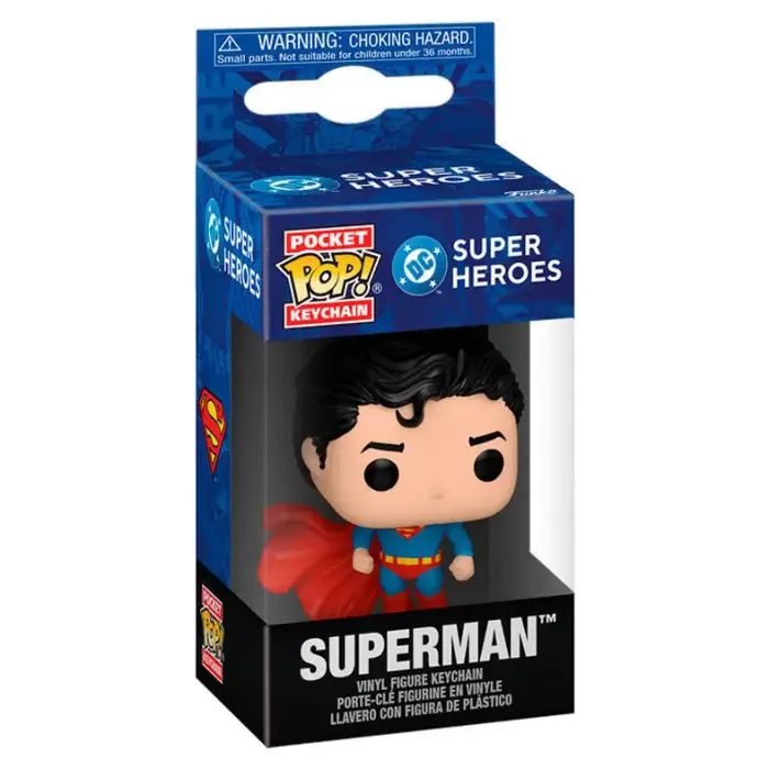 Funko Portachiavi DC Comics Superman Bleu