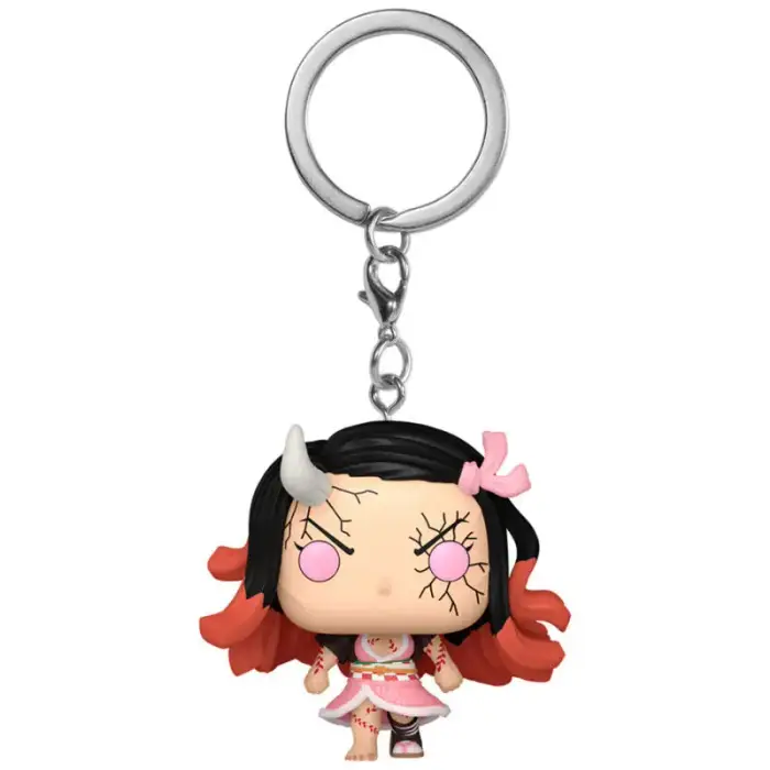 Funko Portachiavi Pocket POP Demon Slayer Kimetsu no Yaiba Nezuko Kamado Beige