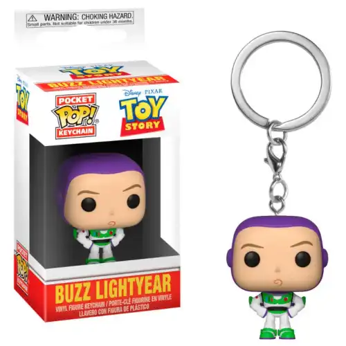 Funko Portachiavi Pocket POP Disney Pixar Toy Story Buzz Violet