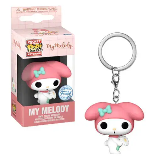 Funko Portachiavi Pocket Pop Hello Kitty My Melody Spring Time Rose