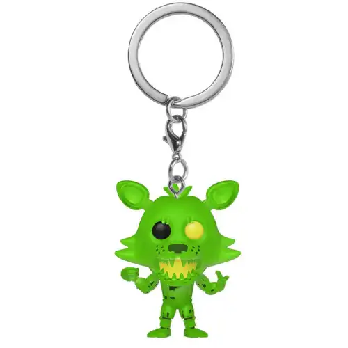 Funko Portachiavi Pop ! Five Nights at Freddys Radioactive Foxy Vert