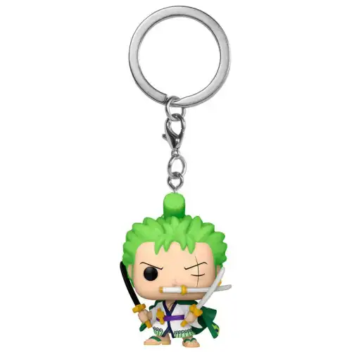 Funko Portachiavi Pop ! One Piece Roronoa Zoro Vert