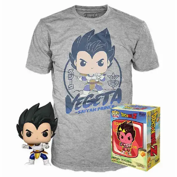 Funko Set di magliette e figurine Dragon Ball Z-Vegeta Multicolore