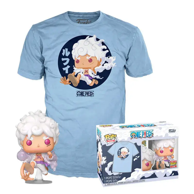 Funko Set di magliette e figurine One Piece-Luffy Fifth Gear Multicolore