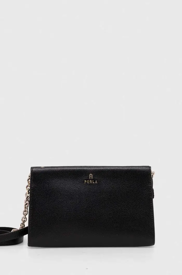 Furla borsa a mano in pelle Nero