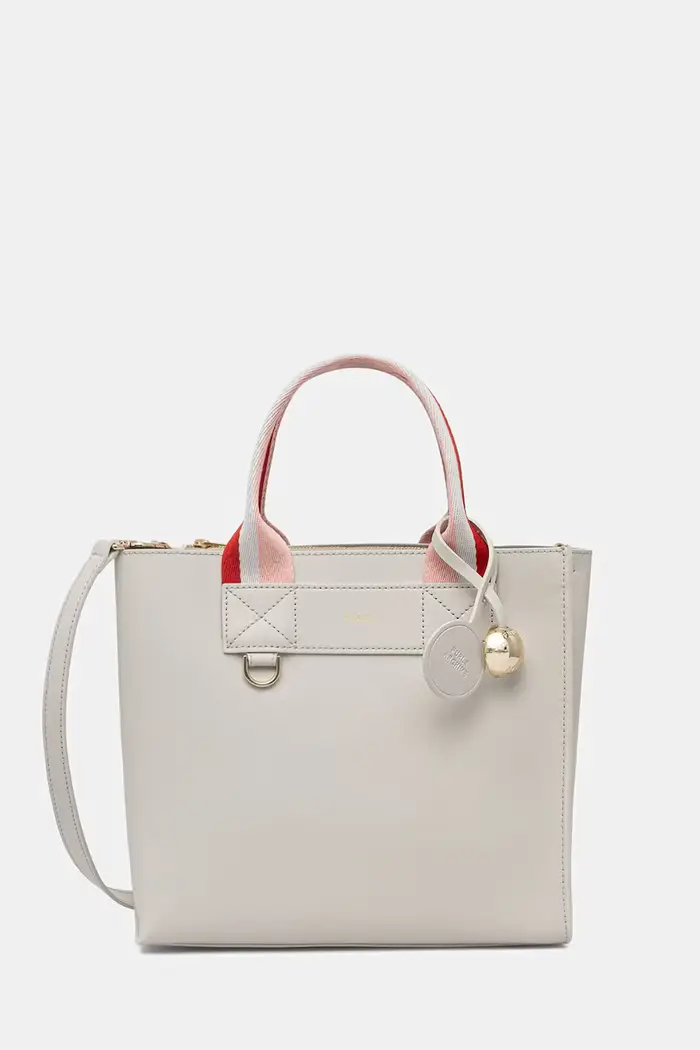 Borsa a tracollo da donna Divide It S Tote Bianco