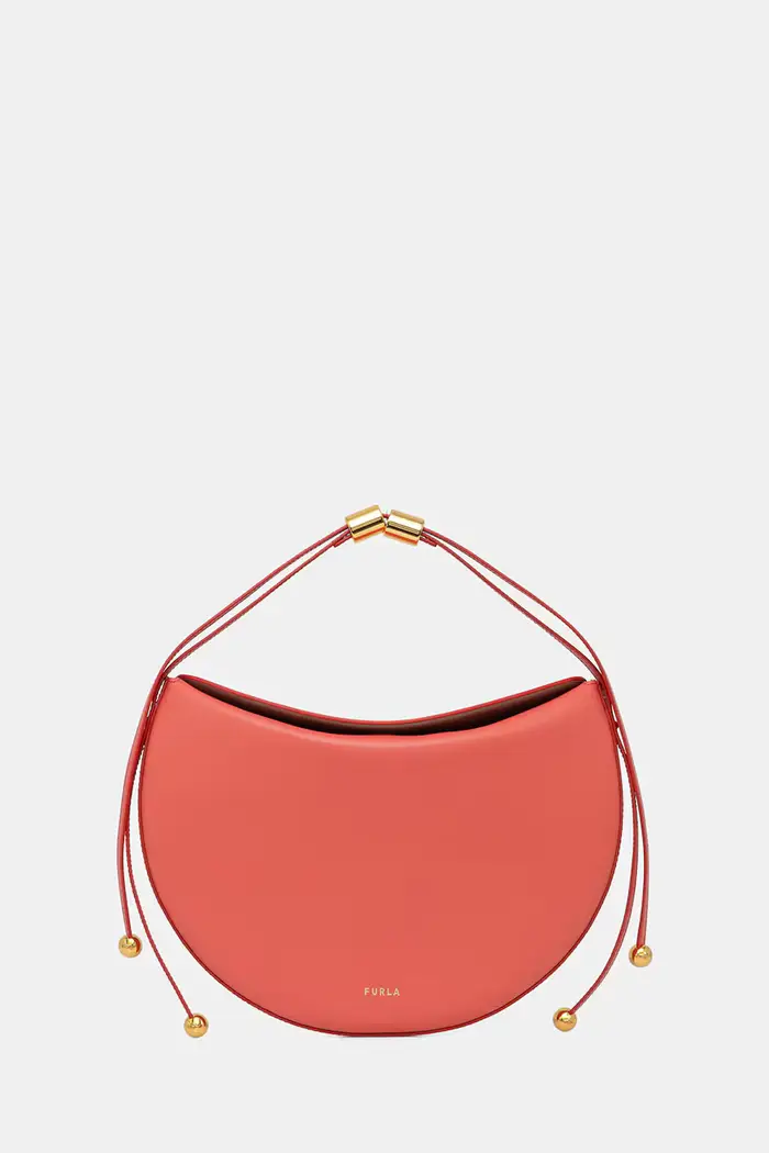 Furla borsa a tracollo da donna in pelle Moonstone M Shoulder Bag Arancione