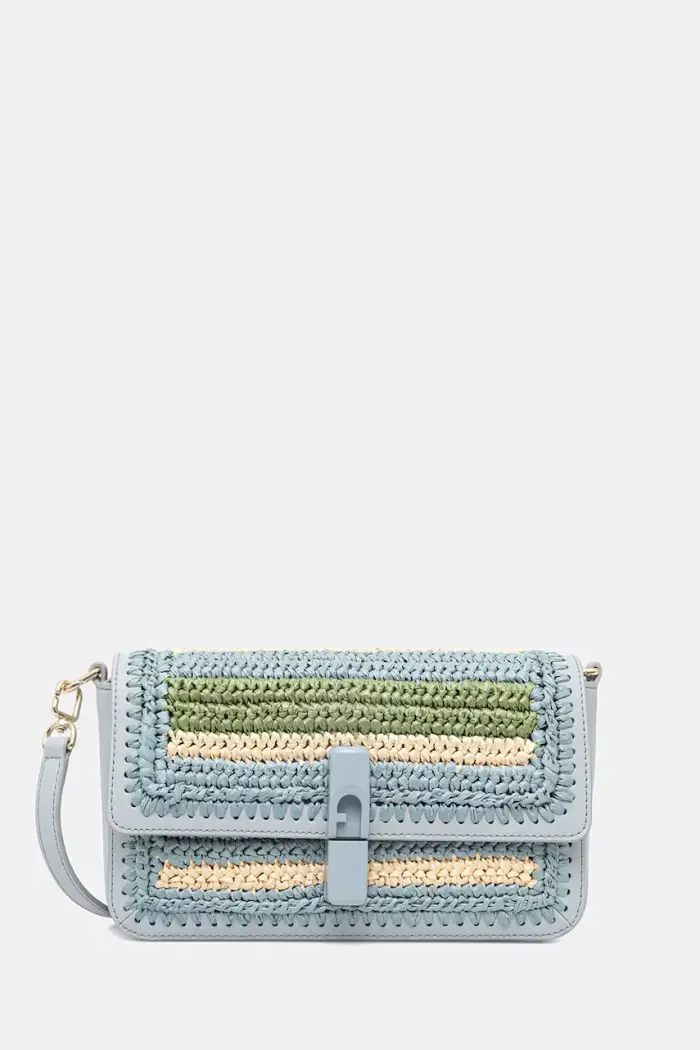 Furla borsa a tracollo da donna Iride S Crossbody Blu