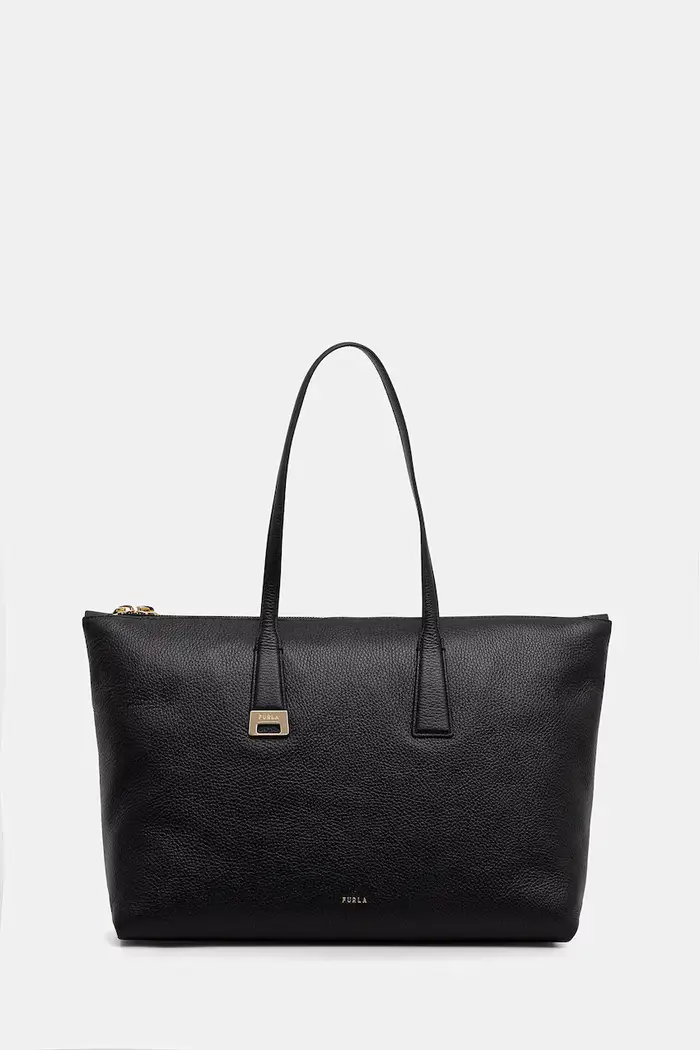 Furla borsa shopper da donna in pelle Olivia L Tote Nero