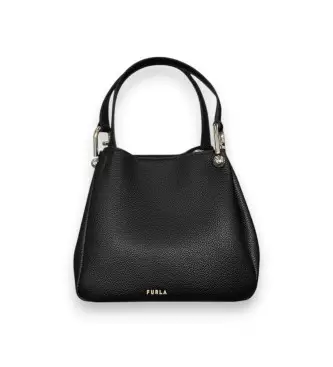 Furla per donna WE00907-HSF000 Borsa in pelle Nuvola Mini Tote nera (OSFA), Nero, Casual, Classico