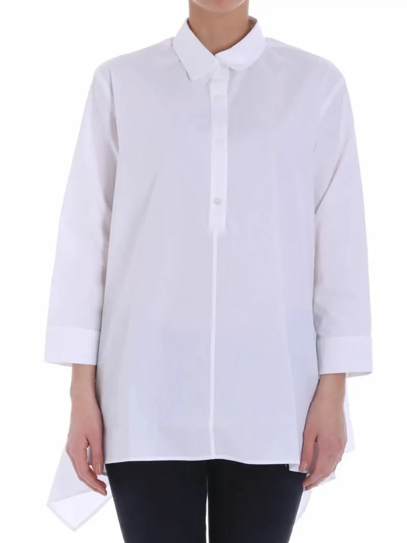 Fuzzi Blusa bianca oversize Bianco