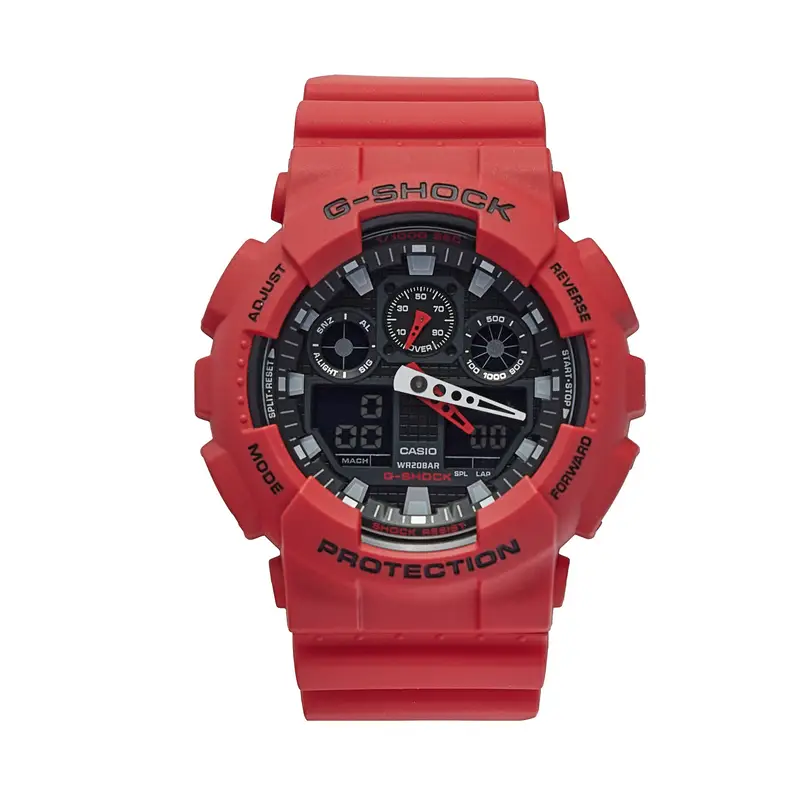 G-Shock Orologio GA-100B-4AER Rosso