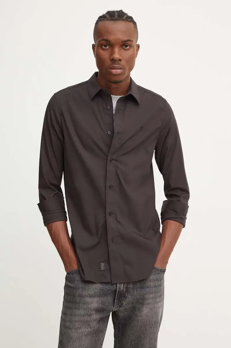 G-Star camicia uomo colore nero D25176-D701