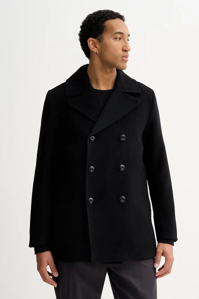G-Star cappotto con lana Wool Peacoat Nero