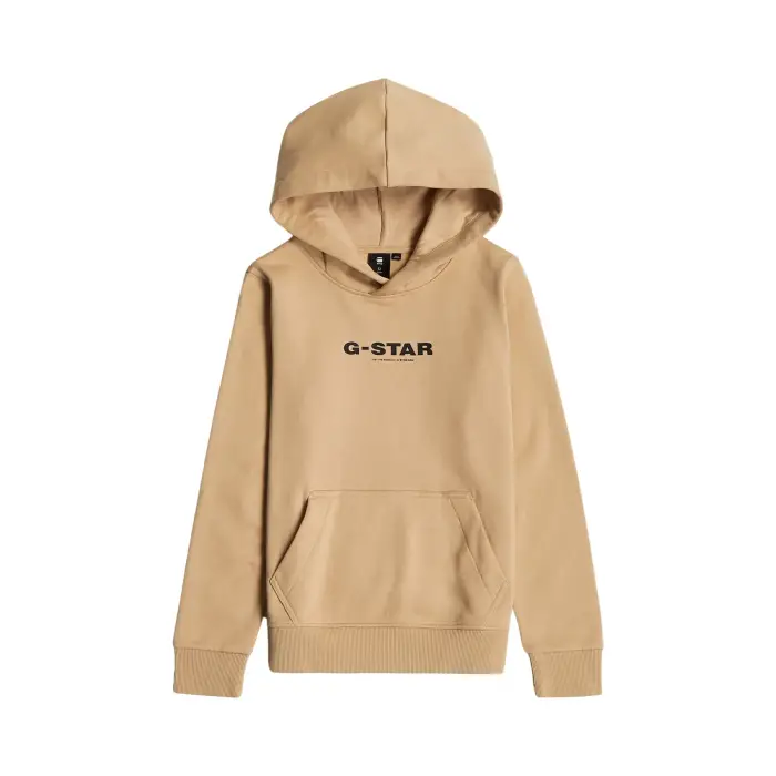 G-Star Felpa da bambina con cappuccio Regular Beige