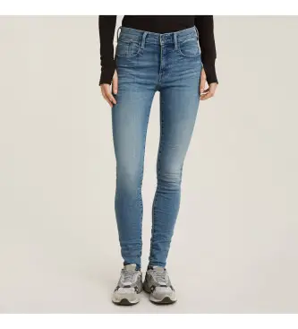 per donna D19079-C051-D898 Jeans aderenti Lhana blu (32/32), Casual, Cotone, Denim