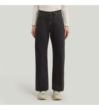 per donna D25372-D772-G756 Jeans Boyfriend Bowey 3D neri (32/34), Nero, Casual, Denim, Cotone biologico, Sostenibile