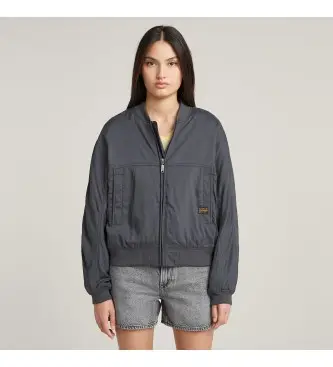 G-Star per donna D26004-D923-860 Giacca Bomber Summer grigia, Casual, Grigio, Viscosa