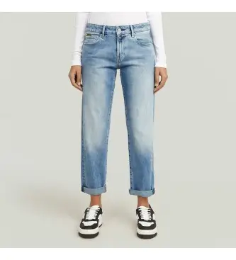 G-Star per donna D27285-C052-8436 Jeans boyfriend Kate blu (34/34), Casual, Denim, Cotone biologico, Sostenibile