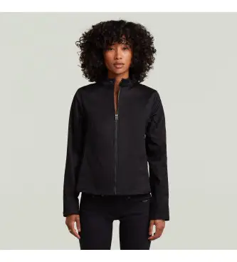 G-Star per donna D28432-C105-6484 Giacca da motociclista Lynn nera, Nero, Casual, Cotone