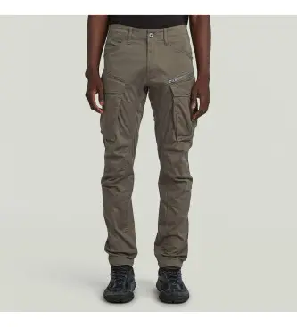 G-Star per uomo D02190-5126-1260 Pantaloni grigi affusolati Rovic 3D Regular (28/34), Casual, Grigio, Cotone