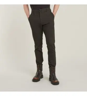 per uomo D21038-D305-995 Pantaloni chino slim Bronson 2 0 Grigi (30/32), Casual, Grigio, Cotone