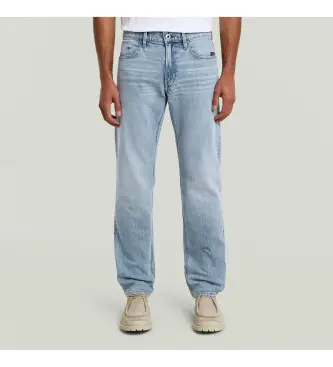 G-Star per uomo D23692-E205-G339 Jeans blu Mosa Straight (34/32), Casual, Cotone, Denim