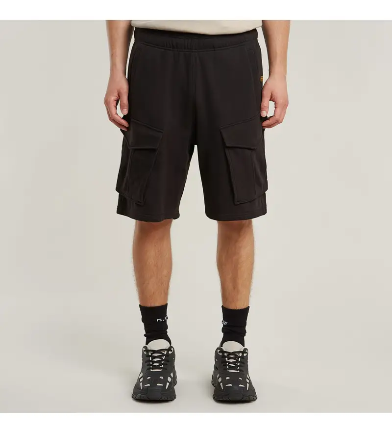 G-Star per uomo. D24452-D257-6484 Pantaloncini neri Rovic SW, Nero, Casual, Cotone